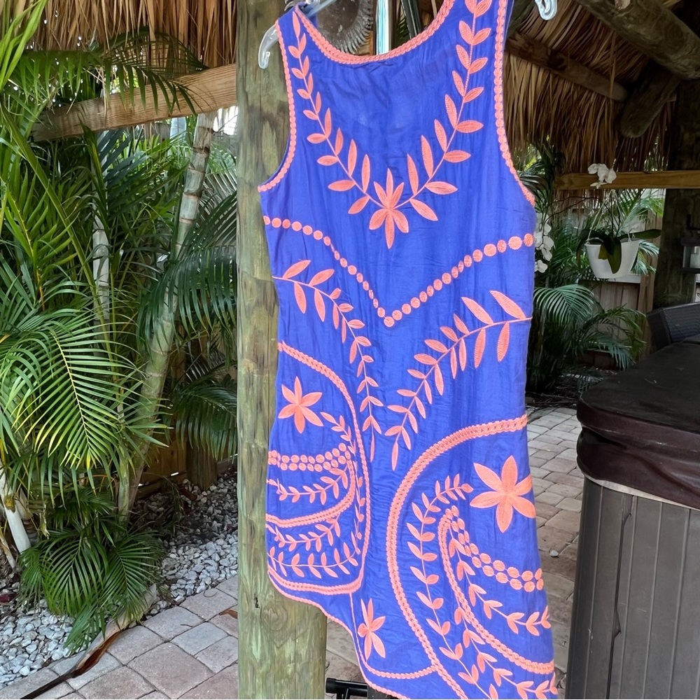 Sundance Sleeveless Exquisite Embroidered Dress Size Small